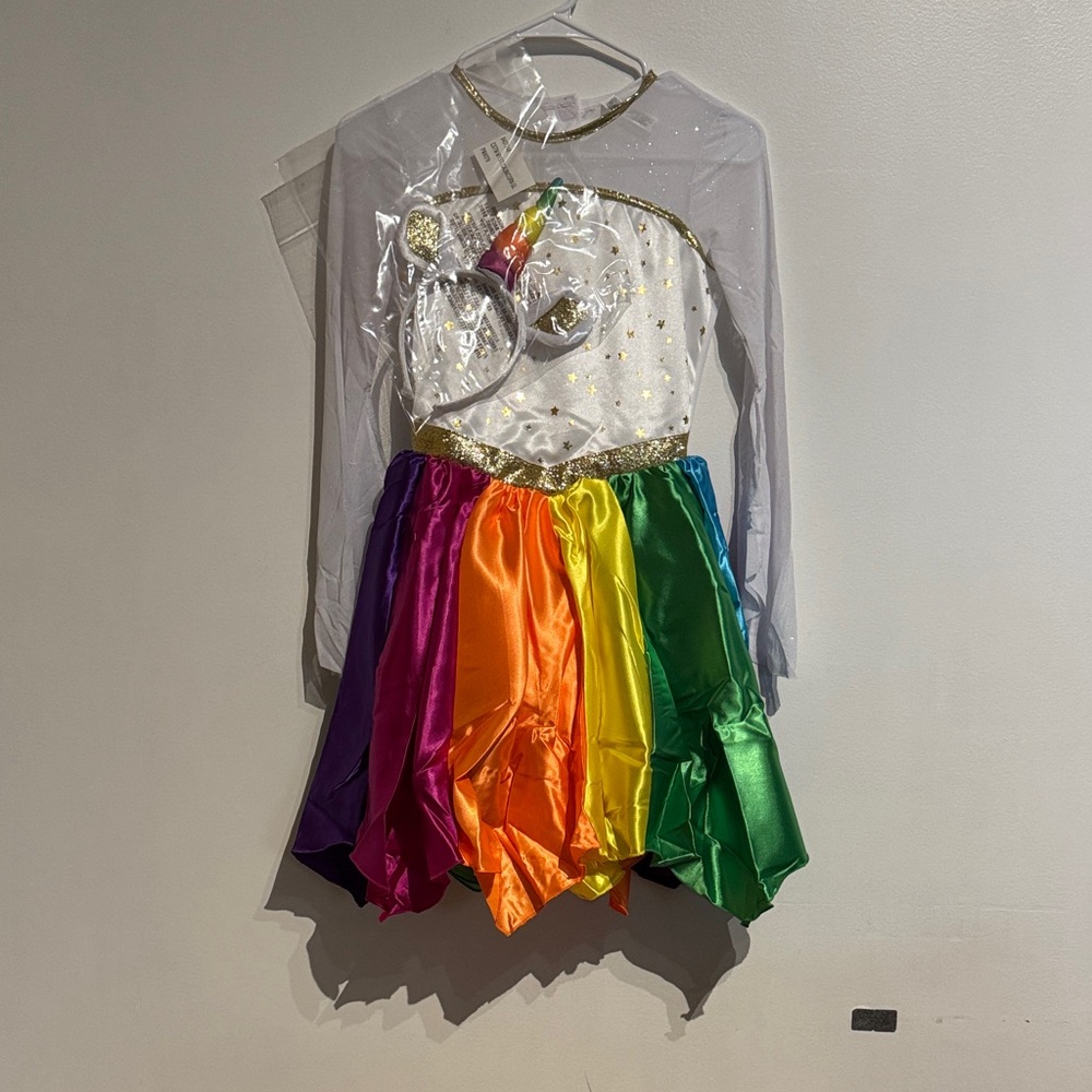Mystical Rainbow Unicorn Kids Costume